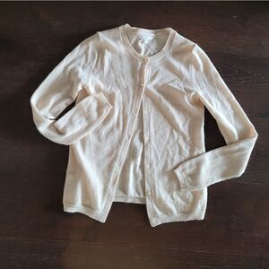 GAP Wool Blend Classic Button Front Sweater Cardigan Crew Neck XS